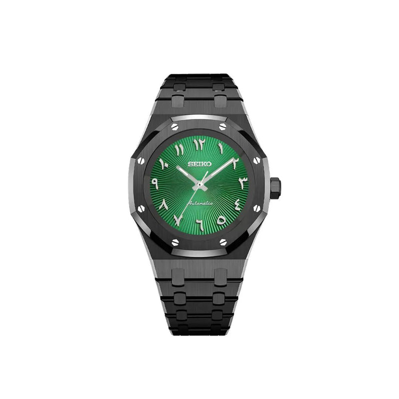 SEIKOAK ARABIC DIAL BLACK/ GREEN DIAL - Liam Poedagar