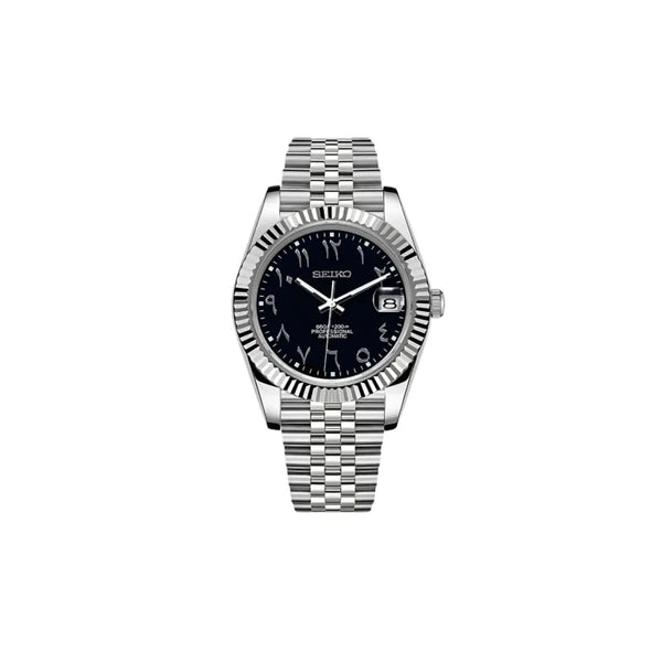 SEIKOJUST BLACK ARABIC DIAL - Liam Poedagar