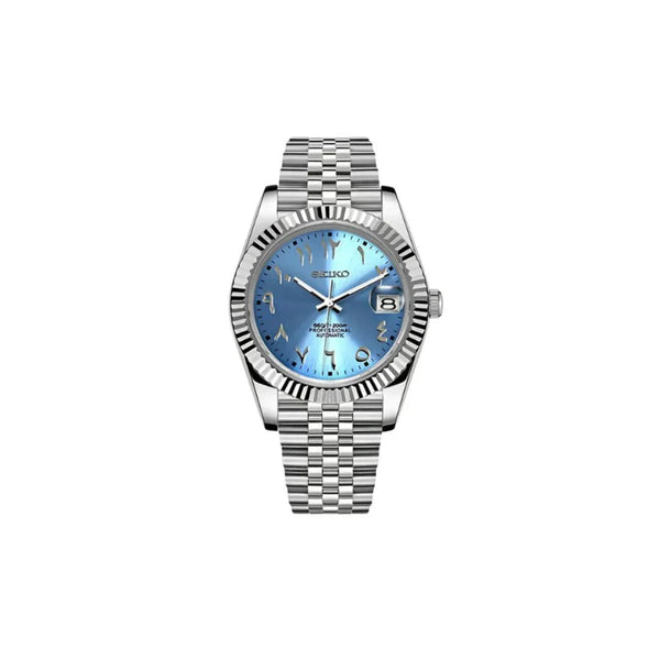 SEIKOJUST ICE BLUE ARABIC DIAL - Liam Poedagar